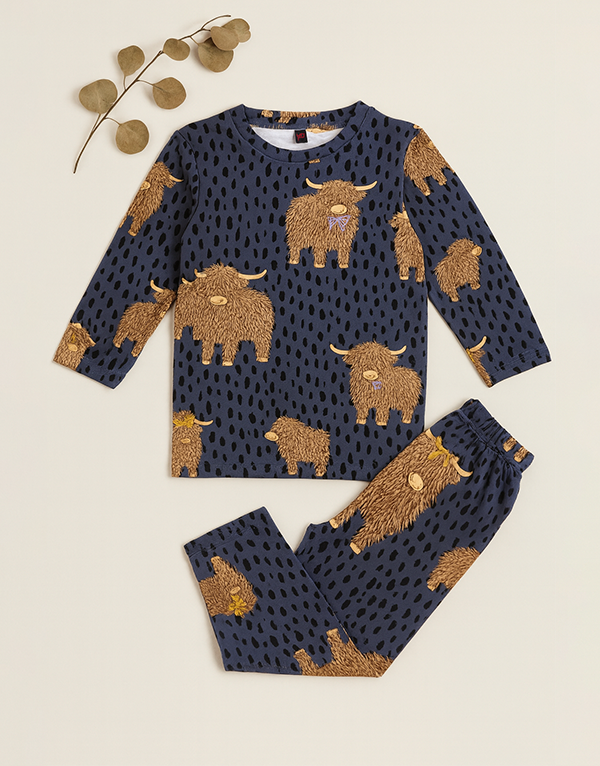 Long Sleeve Kids Sleepwear Bull - Image 4