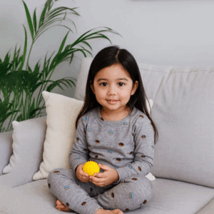 Long Sleeve Kids Sleepwear Donut