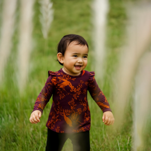 Girls' Long Sleeve T-Shirt Bird